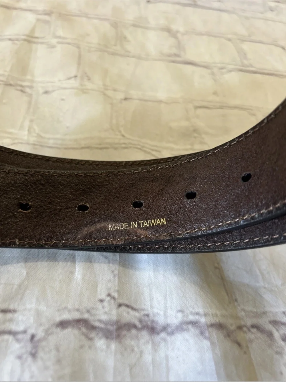 Ariat 2007 Limited Edition Buckle & Belt From Original Master Brown Size 46